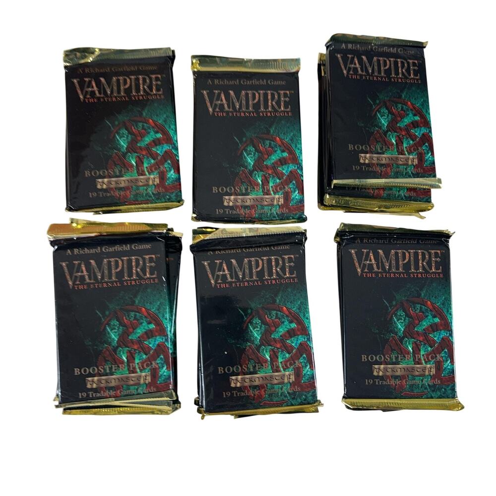 Wizards Of The Coast Vampire The Eternal Struggle Booster Pack 19ct Lot Of 18